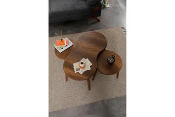Zalvar Satsbord 100 cm - Sand - Möbler - Bord & matgrupper - Avlastningsbord - Satsbord