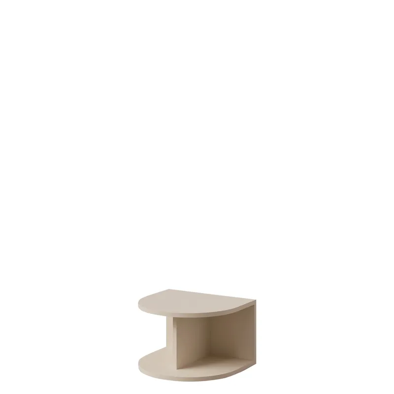 Zarek Sängbord 41 cm, beige