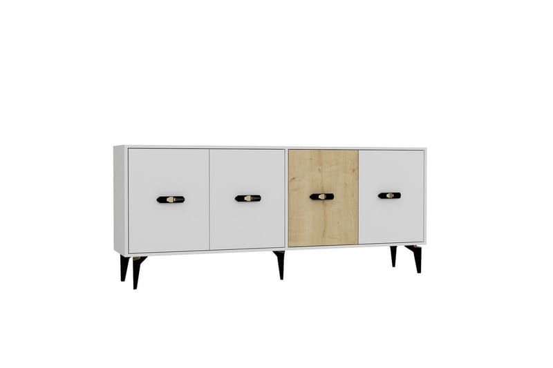Zaven Konsollbord 180 cm, Vit/Ek