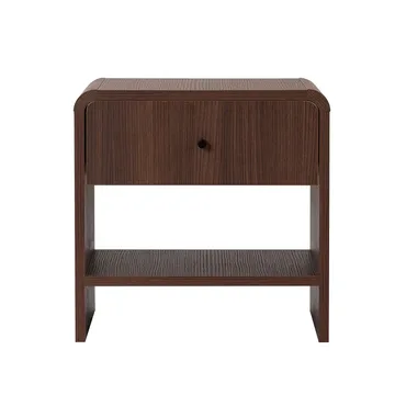Zavio Sängbord 45x45x40 cm - Milano Walnut - Möbler - Bord & matgrupper - Avlastningsbord - Sängbord & nattduksbord