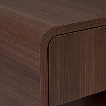 Zavio Sängbord 45x45x40 cm - Milano Walnut - Möbler - Bord & matgrupper - Avlastningsbord - Sängbord & nattduksbord