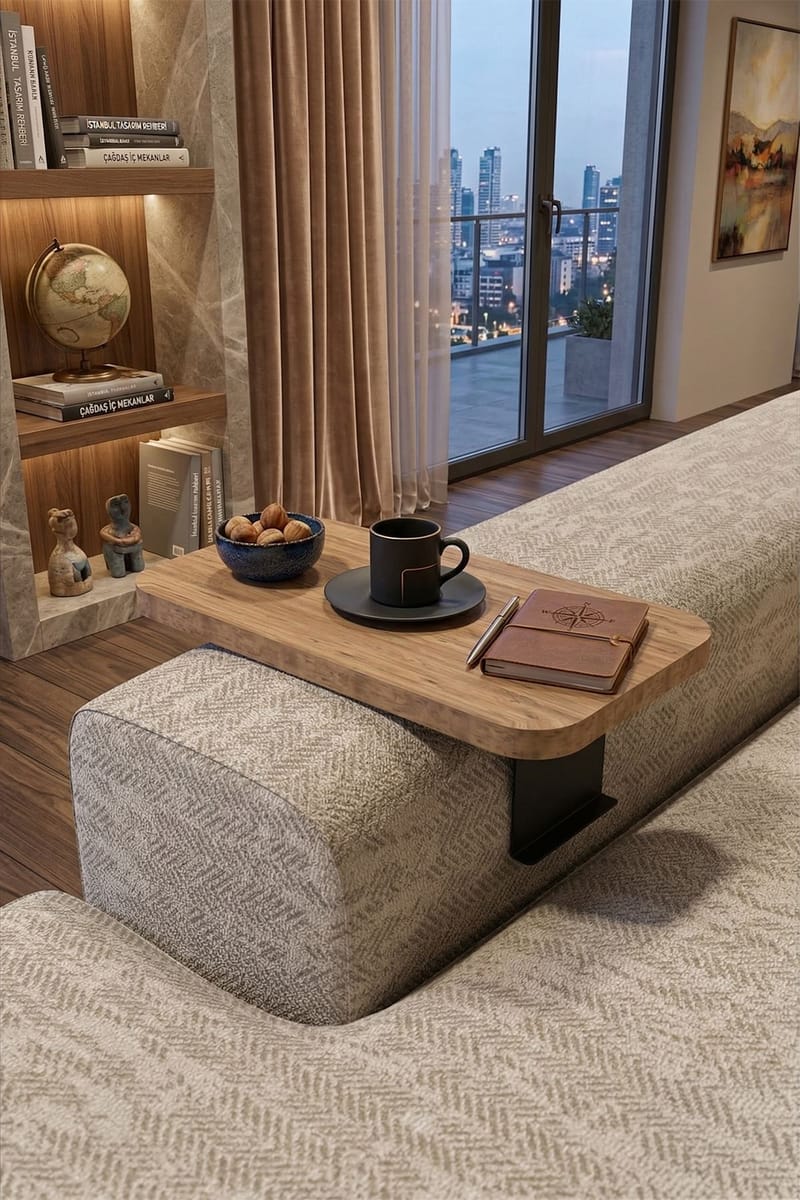 Zayra Armstödsbricka till Soffa - Möbler - Bord & matgrupper - Avlastningsbord - Brickbord & småbord