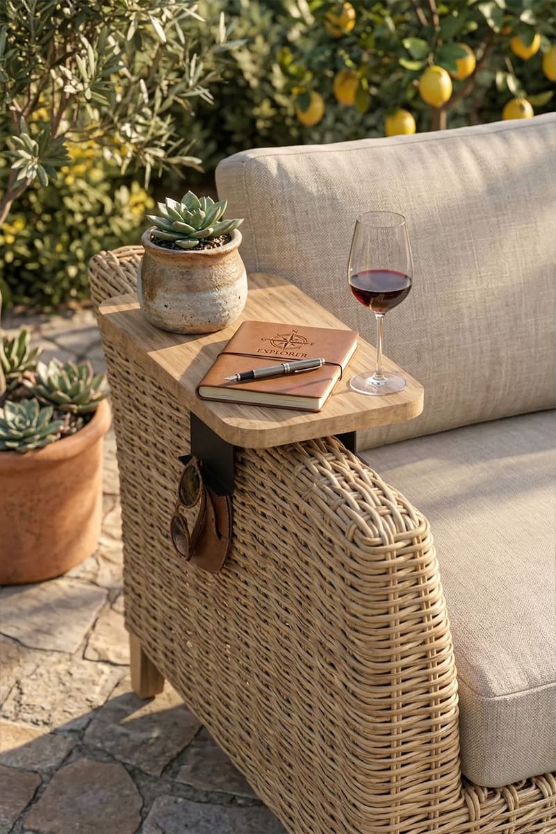 Zayra Armstödsbricka till Soffa - Möbler - Bord & matgrupper - Avlastningsbord - Brickbord & småbord