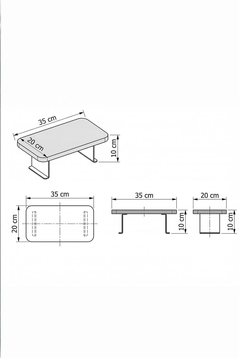 Zayra Armstödsbricka till Soffa - Möbler - Bord & matgrupper - Avlastningsbord - Brickbord & småbord