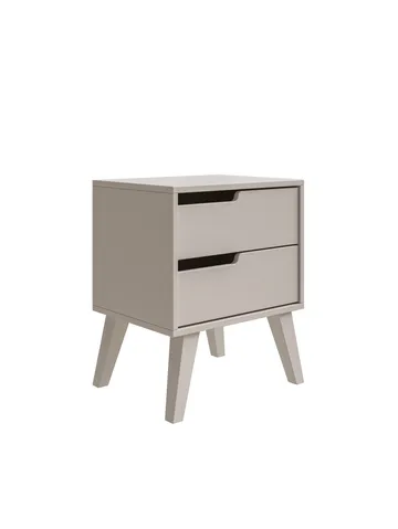 Zelto Sängbord 45 cm Vänster - Kashmir (ljusbeige) - Möbler - Bord & matgrupper - Avlastningsbord - Sängbord & nattduksbord