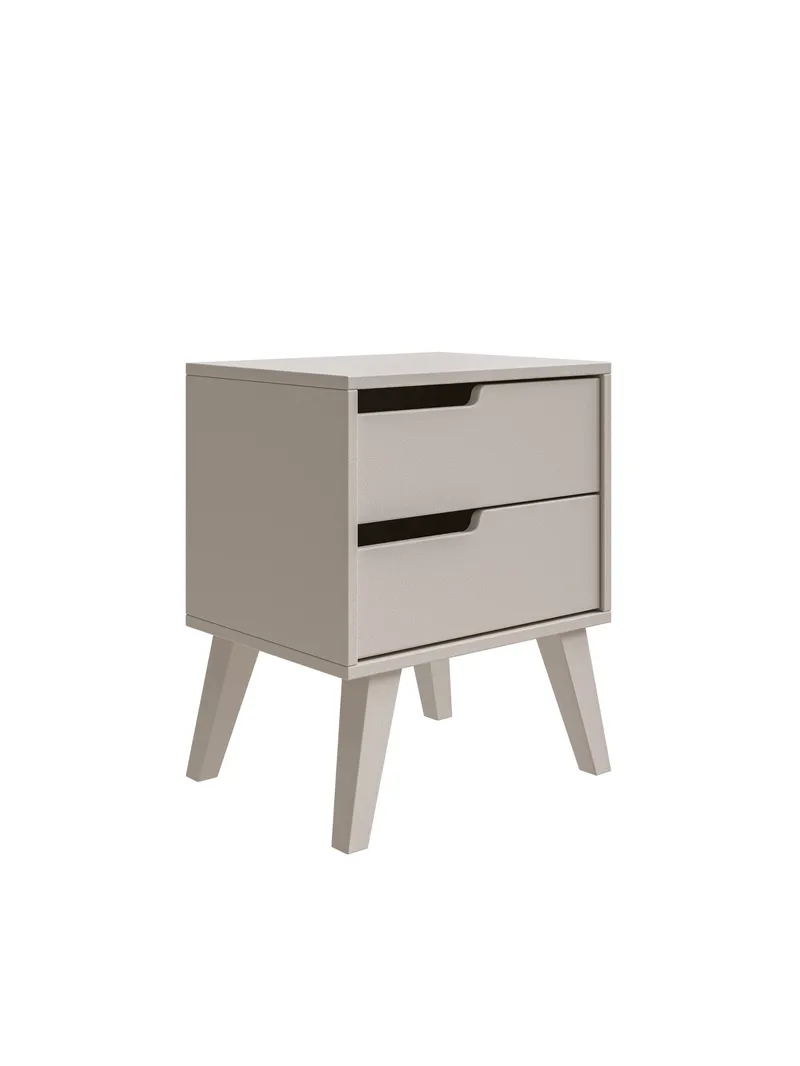 Zelto Sängbord 45 cm Vänster, Kashmir (ljusbeige)
