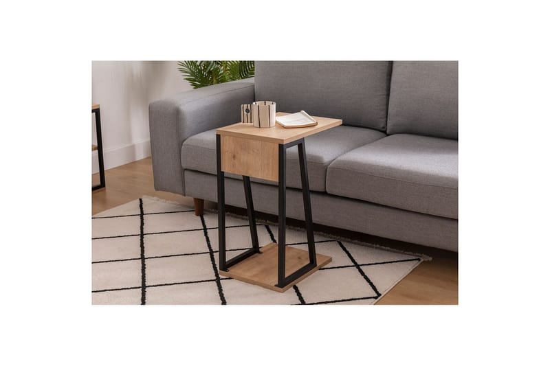 Zeric Sidobord 30 cm - Blå/Svart - Möbler - Bord & matgrupper - Avlastningsbord - Lampbord