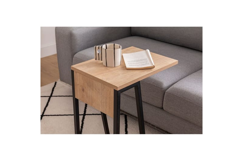 Zeric Sidobord 30 cm - Blå/Svart - Möbler - Bord & matgrupper - Avlastningsbord - Lampbord