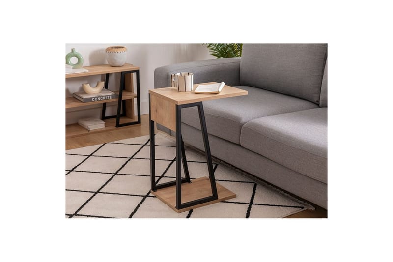 Zeric Sidobord 30 cm - Blå/Svart - Möbler - Bord & matgrupper - Avlastningsbord - Lampbord