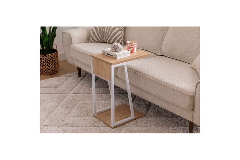 Zeric Sidobord 30 cm - Blå/Vit - Möbler - Bord & matgrupper - Avlastningsbord - Lampbord