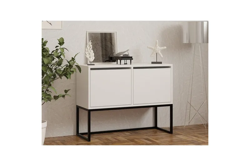 Zermat Konsollbord 90 cm - Vit - Möbler - Bord & matgrupper - Avlastningsbord - Hallbord