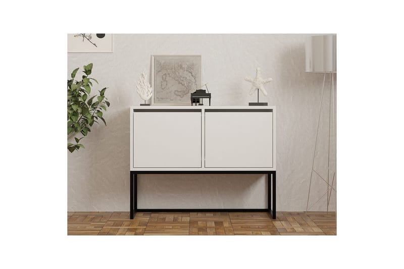Zermat Konsollbord 90 cm - Vit - Möbler - Bord & matgrupper - Avlastningsbord - Hallbord
