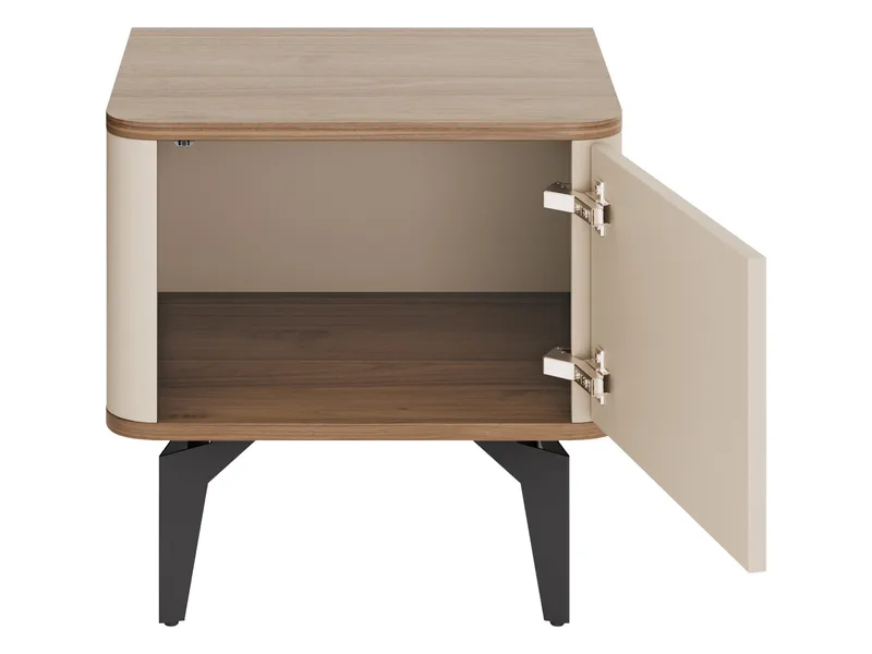 Zeyrin Sängbord 48 cm - Beige|brun|svart - Möbler - Bord & matgrupper - Avlastningsbord - Sängbord & nattduksbord
