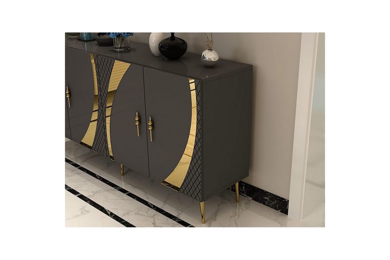 Zoman Konsollbord 150 cm - Guld/Antracit - Möbler - Bord & matgrupper - Avlastningsbord - Hallbord