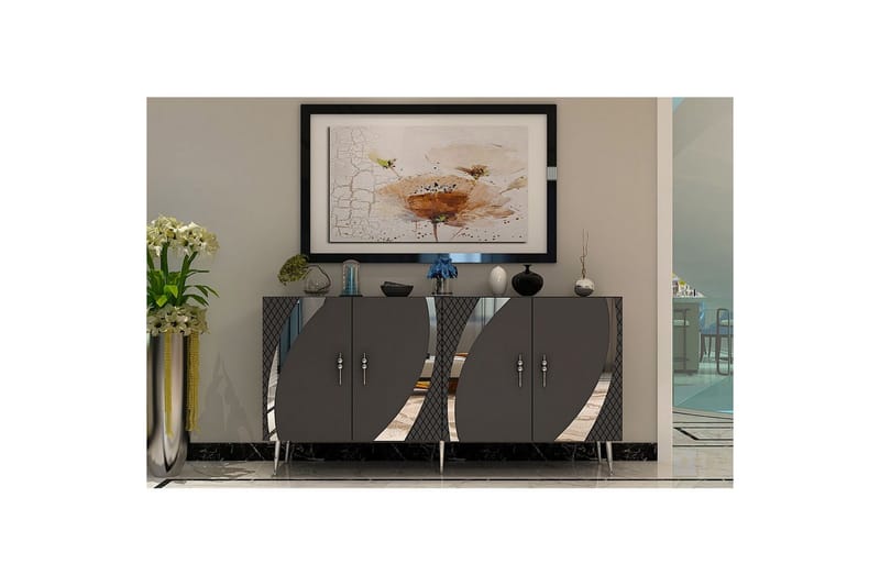 Zoman Konsollbord 150 cm - Silver/Antracit - Möbler - Bord & matgrupper - Avlastningsbord - Hallbord