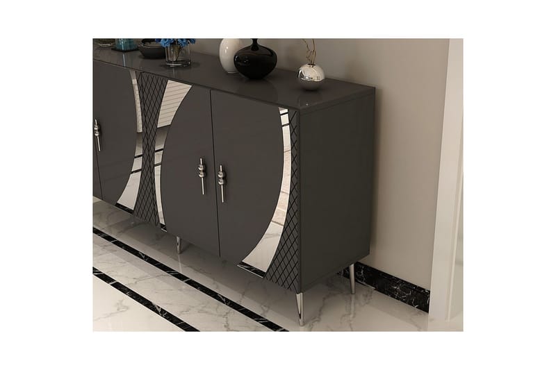 Zoman Konsollbord 150 cm - Silver/Antracit - Möbler - Bord & matgrupper - Avlastningsbord - Hallbord