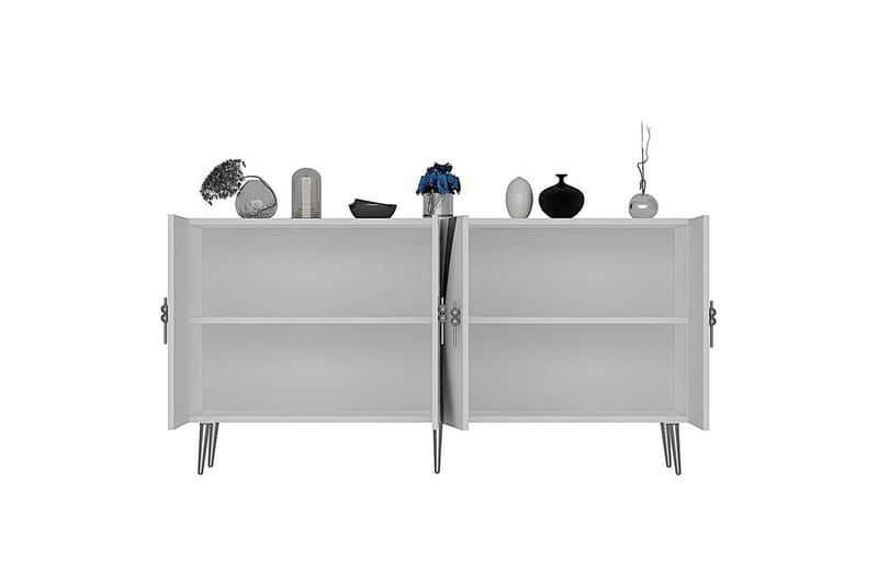 Zoman Konsollbord 150 cm - Vit/Silver - Möbler - Bord & matgrupper - Avlastningsbord - Hallbord