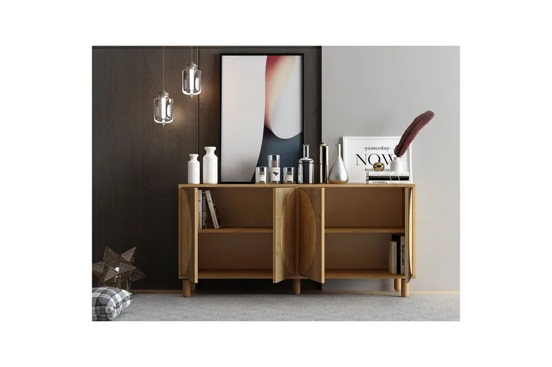 Zyric Konsollbord 150 cm - Ek - Möbler - Bord & matgrupper - Avlastningsbord - Hallbord