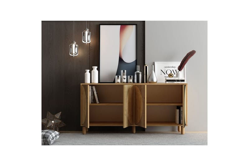 Zyric Konsollbord 150 cm - Ek - Möbler - Bord & matgrupper - Avlastningsbord - Hallbord