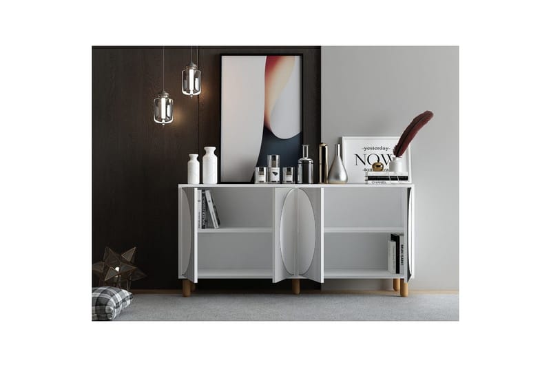 Zyric Konsollbord 150 cm - Vit - Möbler - Bord & matgrupper - Avlastningsbord - Hallbord