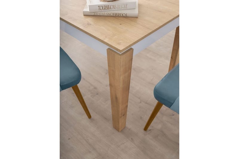 Azoula Matbord 140 cm Rektangulär - Ek/Vit - Möbler - Bord & matgrupper - Matbord & köksbord