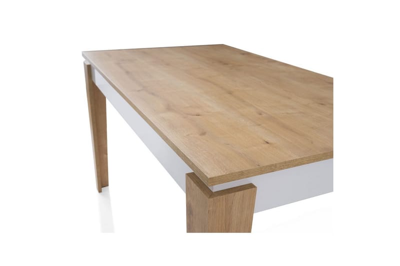 Azoula Matbord 140 cm Rektangulär - Ek/Vit - Möbler - Bord & matgrupper - Matbord & köksbord