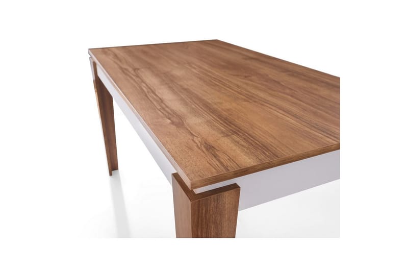 Azoula Matbord 140 cm Rektangulär - Valnöt/Vit - Möbler - Bord & matgrupper - Matbord & köksbord