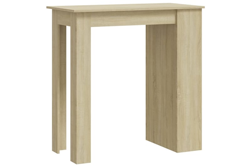 Barbord med förvaringshyllor sonoma-ek 102x50x103,5cm spånsk - Beige - Möbler - Bord & matgrupper - Barbord & ståbord