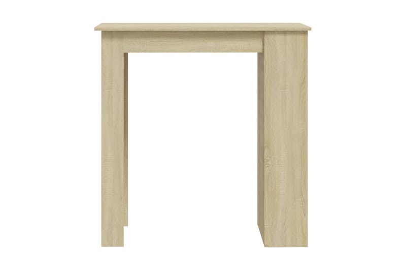 Barbord med förvaringshyllor sonoma-ek 102x50x103,5cm spånsk - Beige - Barbord & ståbord