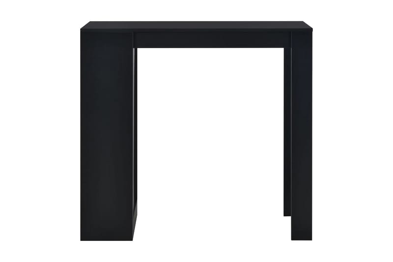Barbord med hylla svart 110x50x103 cm - Svart - Barbord & ståbord