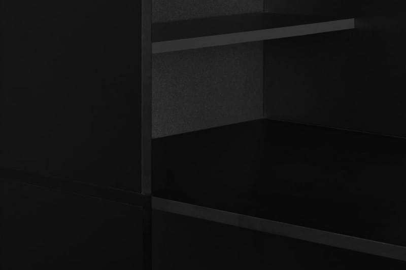 Barbord med skåp svart 115x59x200 cm - Svart - Barbord & ståbord