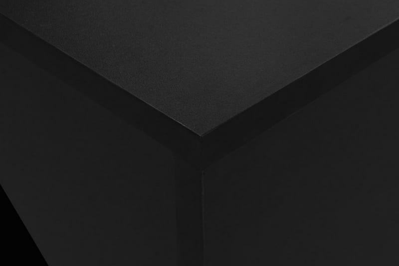Barbord med skåp svart 115x59x200 cm - Svart - Barbord & ståbord