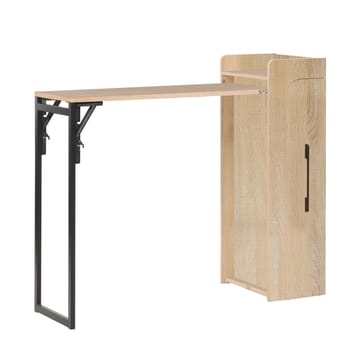Barbord Hedvig hopfällbar 122x44,5x108 cm - ask/svart - Möbler - Bord & matgrupper - Barbord & ståbord