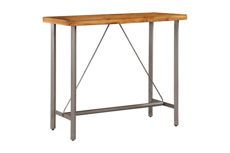Barbord massiv återvunnen teak 120x58x106 cm - Brun - Möbler - Bord & matgrupper - Barbord & ståbord