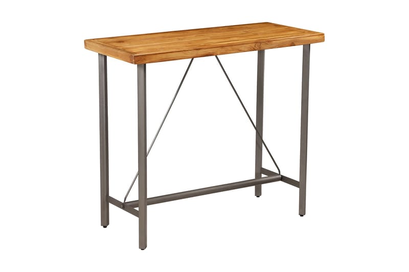 Barbord massiv återvunnen teak 120x58x106 cm - Brun - Möbler - Bord & matgrupper - Barbord & ståbord