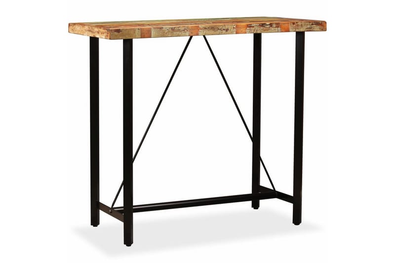 Barbord massivt återvunnet trä 120x60x107 cm - Brun - Möbler - Bord & matgrupper - Barbord & ståbord