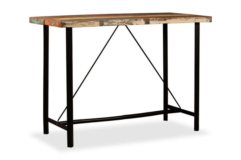 Barbord massivt återvunnet trä 150x70x107 cm - Brun - Möbler - Bord & matgrupper - Barbord & ståbord