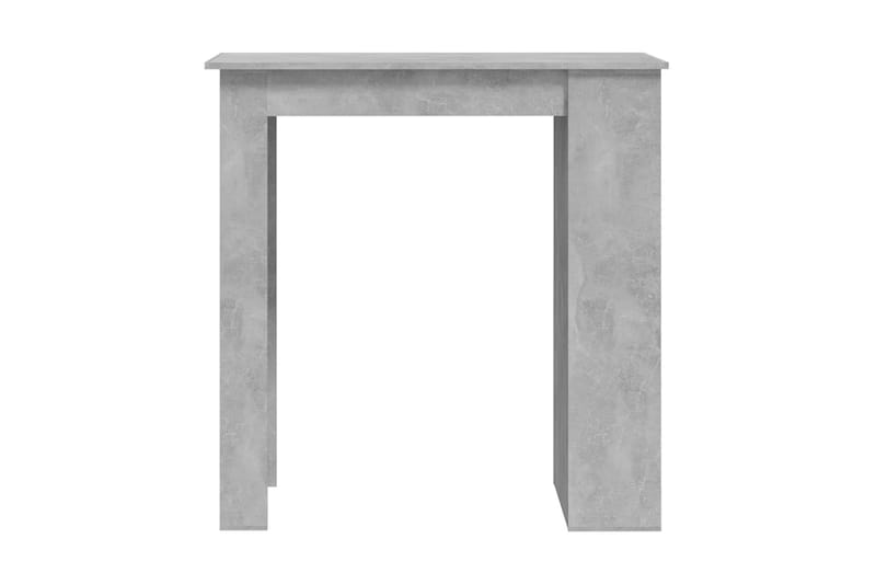 Barbord med förvaringshyllor betonggrå 102x50x103,5 cm spåns - Gr�å - Möbler - Bord & matgrupper - Barbord & ståbord