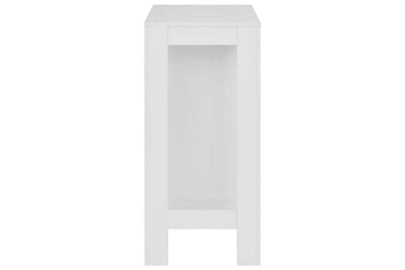 Barbord med hylla vit 110x50x103 cm - Vit - Möbler - Bord & matgrupper - Barbord & ståbord
