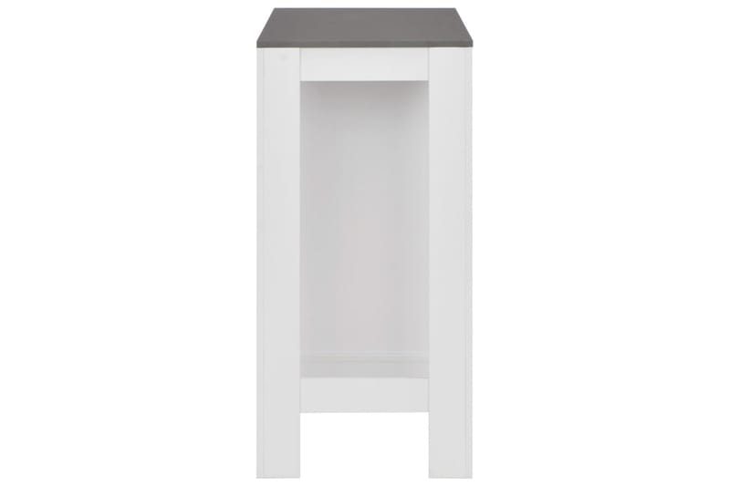 Barbord med hylla vit 110x50x103 cm - Vit - Möbler - Bord & matgrupper - Barbord & ståbord
