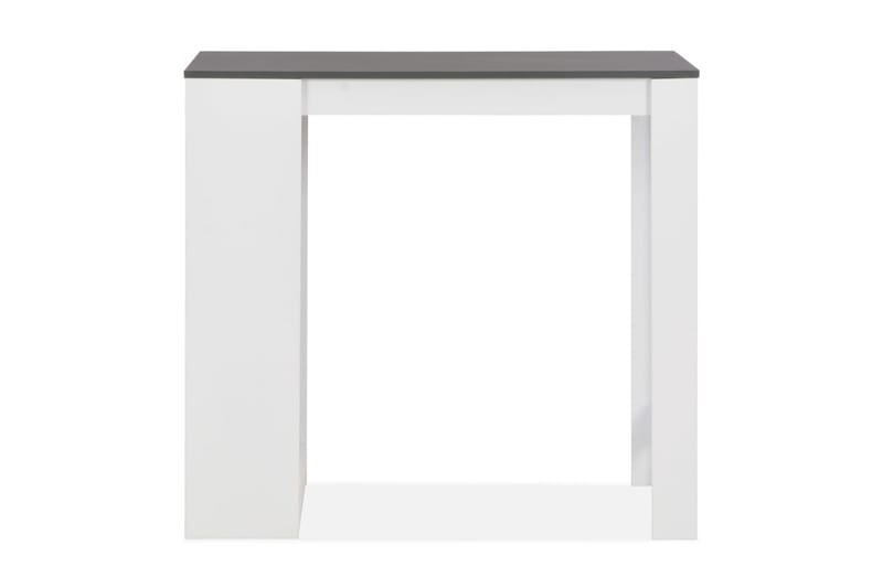Barbord med hylla vit 110x50x103 cm - Vit - Möbler - Bord & matgrupper - Barbord & ståbord