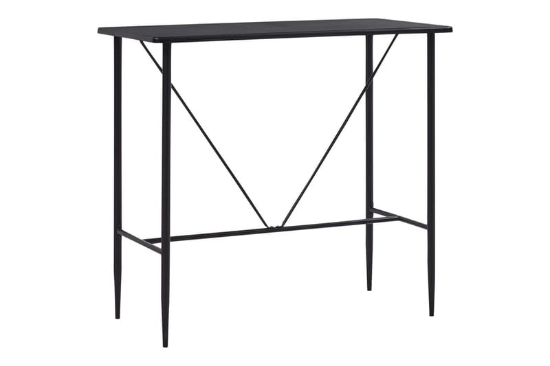 Barbord svart 120x60x110 cm MDF - Svart - Möbler - Bord & matgrupper - Barbord & ståbord