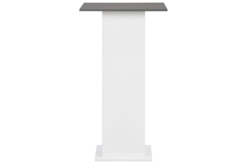 Barbord vit och antracit 60x60x110 cm - Vit - Möbler - Bord & matgrupper - Barbord & ståbord