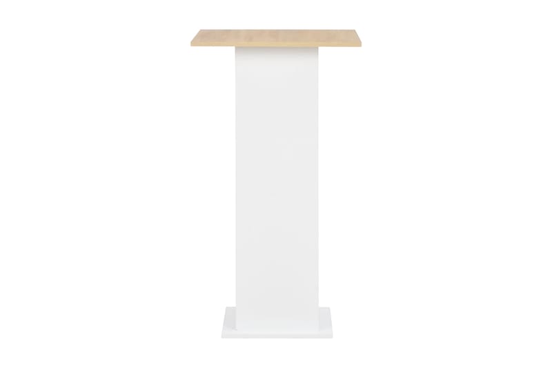 Barbord vit och antracit 60x60x110 cm - Vit - Möbler - Bord & matgrupper - Barbord & ståbord