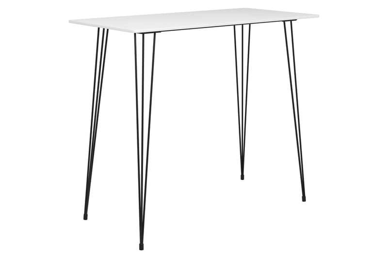 Bargrupp 7 delar vit och svart - Vit - Möbler - Bord & matgrupper - Barbord & ståbord