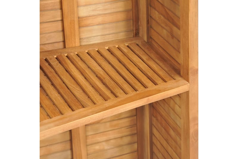 Hopfällbart barbord 155x53x105 cm massivt teakträ - Brun - Möbler - Bord & matgrupper - Barbord & ståbord