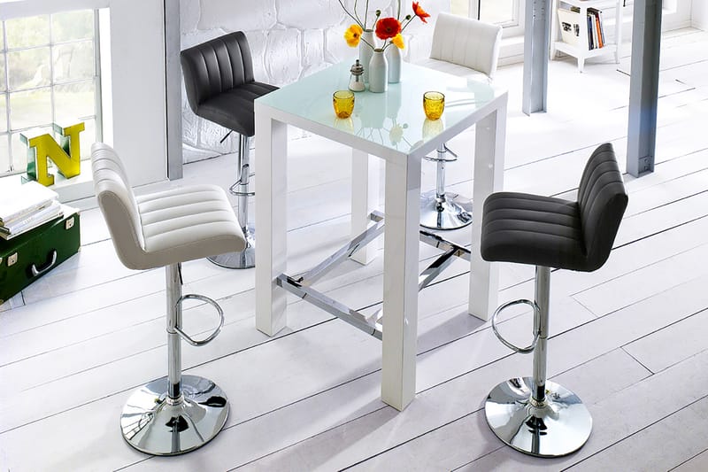 Losif Barbord 80 cm - Vit - Möbler - Bord & matgrupper - Barbord & ståbord
