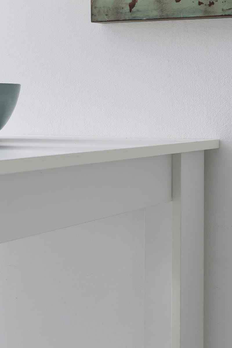 Norova Barbord 120 cm - Vit och silver - Möbler - Bord & matgrupper - Barbord & ståbord
