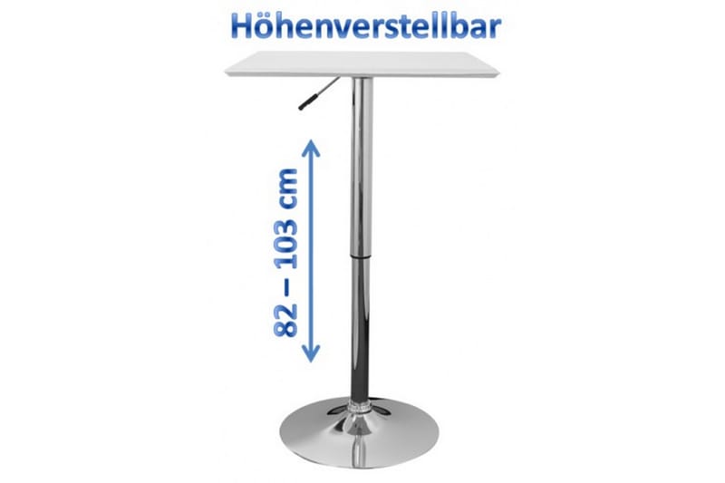 Vollkommer Ståbord 63 cm - Vit - Barbord & ståbord