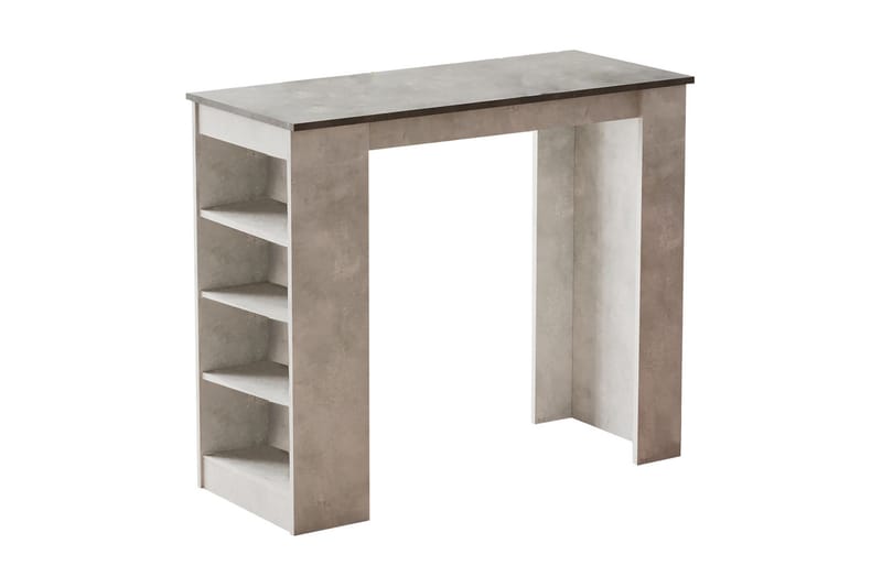 Zambasa Barbord 120 cm, Grå/Natur